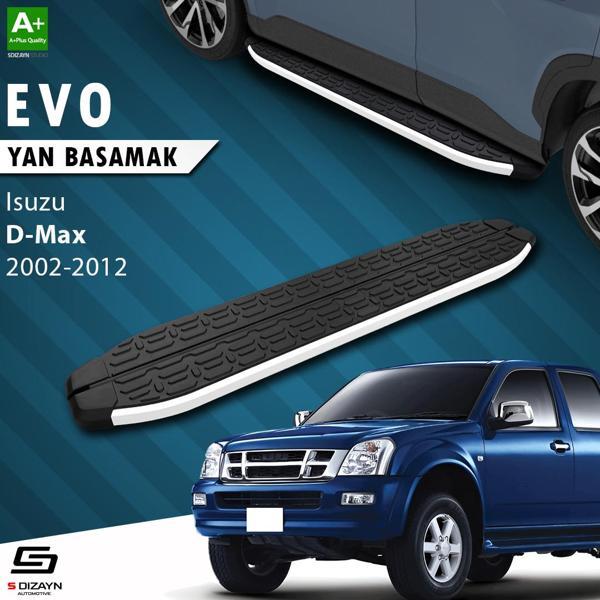 S-Dizayn Isuzu D-Max Evo Aluminyum Yan Basamak 203 Cm 2002-2012 - Image 1