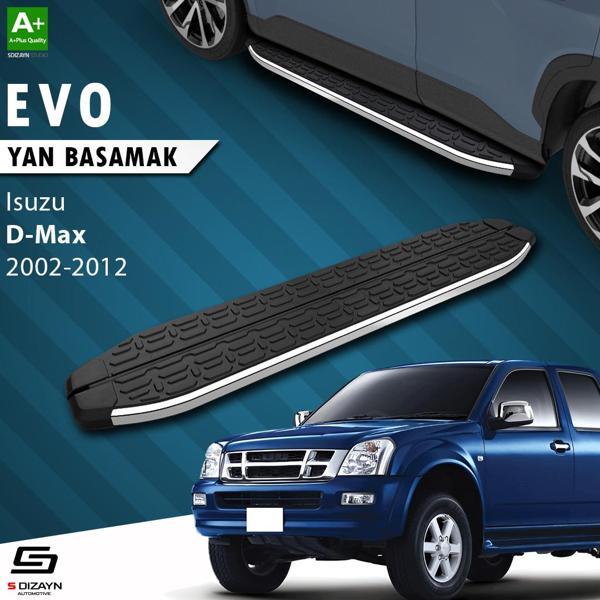 S-Dizayn Isuzu D-Max Evo Krom Yan Basamak 203 Cm 2002-2012 - Image 1
