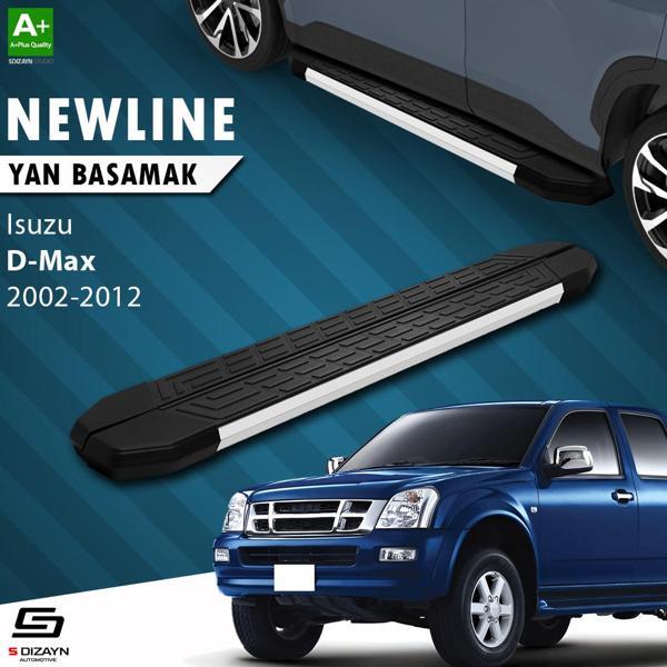 S-Dizayn Isuzu D-Max NewLine Aluminyum Yan Basamak 203 Cm 2002-2012 - Image 1