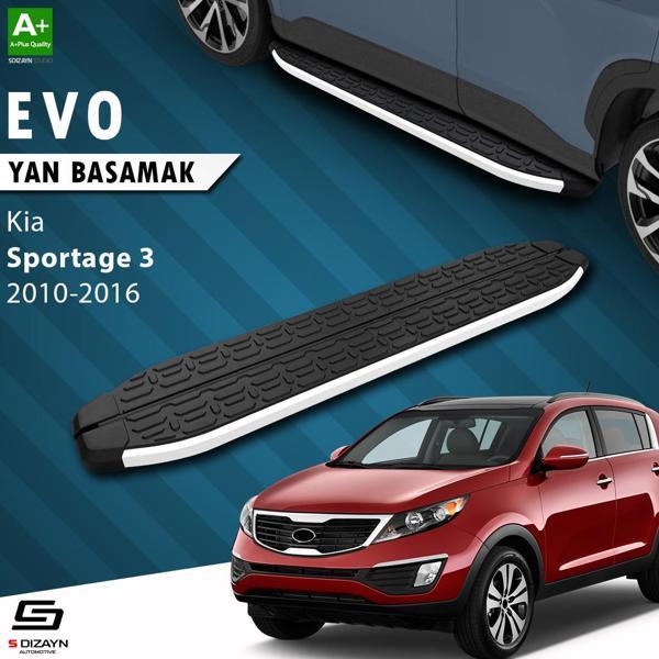 S-Dizayn Kia Sportage 3 Evo Aluminyum Yan Basamak 173 Cm 2010-2016 - Image 1