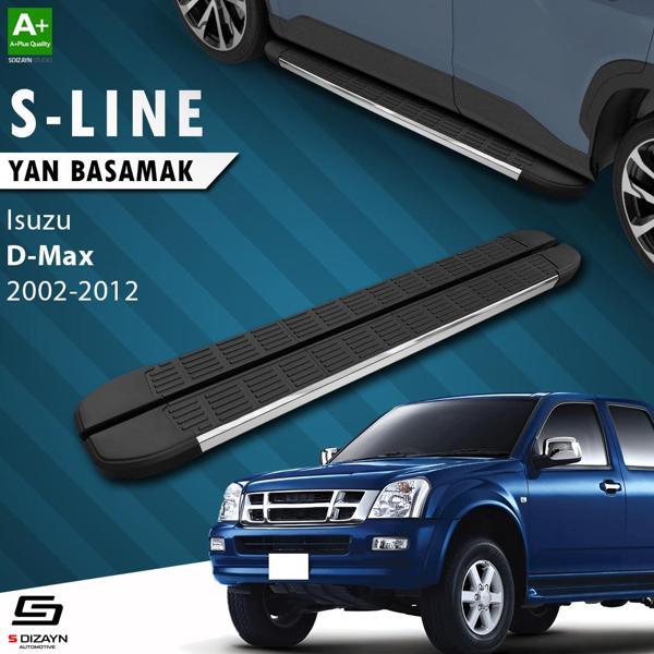 S-Dizayn Isuzu D-Max S-Line Krom Yan Basamak 203 Cm 2002-2012 - Image 1