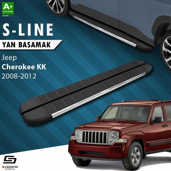 S-Dizayn Jeep Cherokee KK S-Line Krom Yan Basamak 153 Cm 2008-2012 - Image 1