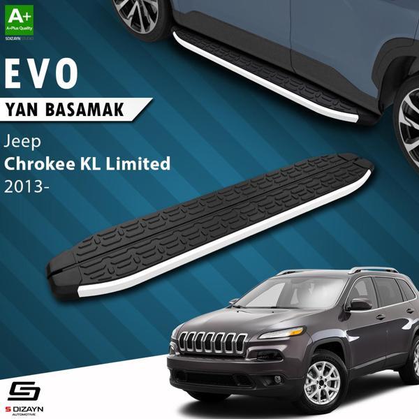 S-Dizayn Jeep Cherokee KL Evo Aluminyum Yan Basamak 173 Cm 2013 Üzeri - Image 1