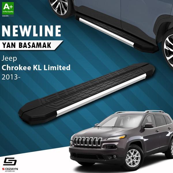 S-Dizayn Jeep Cherokee KL NewLine Krom Yan Basamak 173 Cm 2013 Üzeri - Image 1