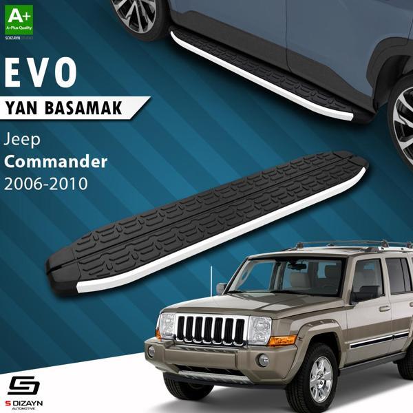S-Dizayn Jeep Commander Evo Aluminyum Yan Basamak 173 Cm 2006-2010 - Image 1