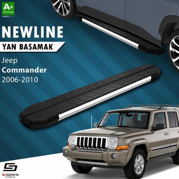 S-Dizayn Jeep Commander NewLine Krom Yan Basamak 173 Cm 2006-2010 - Image 1