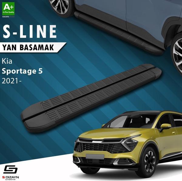 S-Dizayn Kia Sportage 5 S-Line Siyah Yan Basamak 173 Cm 2021 Üzeri - Image 1