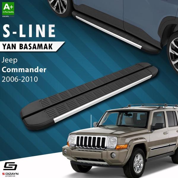S-Dizayn Jeep Commander S-Line Aluminyum Yan Basamak 173 Cm 2006-2010 - Image 1