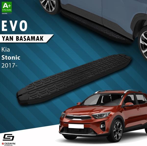 S-Dizayn Kia Stonic Evo Siyah Yan Basamak 173 Cm 2017 Üzeri - Image 1
