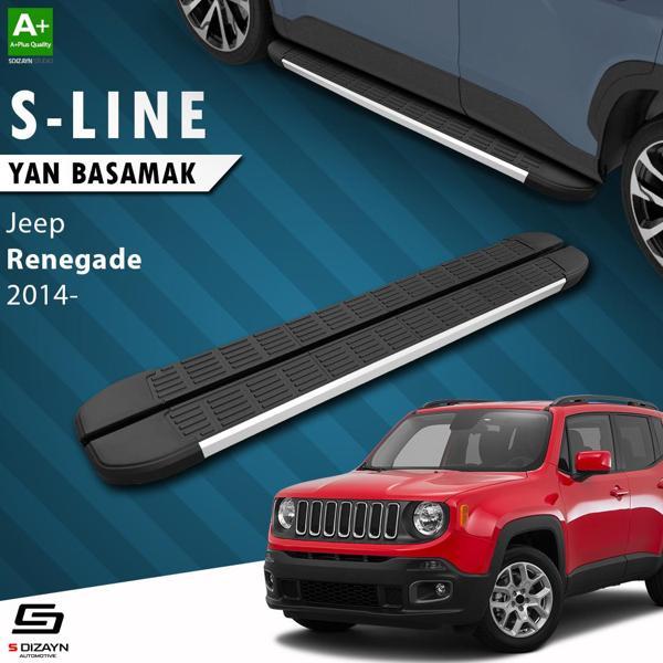 S-Dizayn Jeep Renegade S-Line Aluminyum Yan Basamak 173 Cm 2014 Üzeri - Image 1