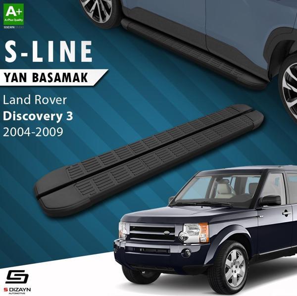 S-Dizayn Land Rover Discovery 3 S-Line Siyah Yan Basamak 193 Cm 2004-2009 - Image 1