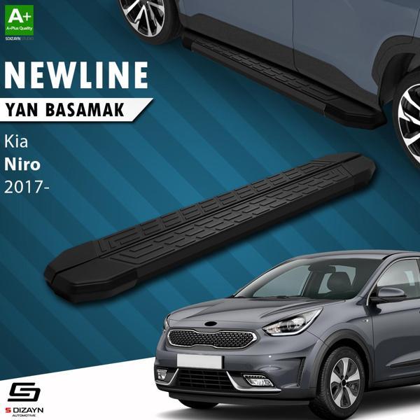 S-Dizayn Kia Niro NewLine Siyah Yan Basamak 183 Cm 2017 Üzeri - Image 1
