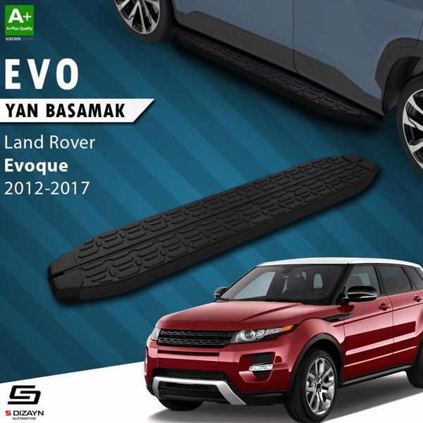 S-Dizayn Land Rover Range Rover Evoque Evo Siyah Yan Basamak 173 Cm 2012-2017 - Image 1