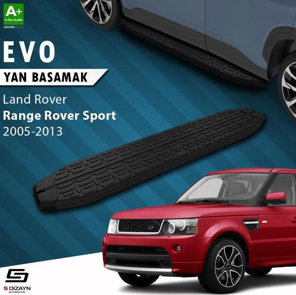 S-Dizayn Land Rover Range Rover Sport Evo Siyah Yan Basamak 183 Cm 2005-2013 - Image 1