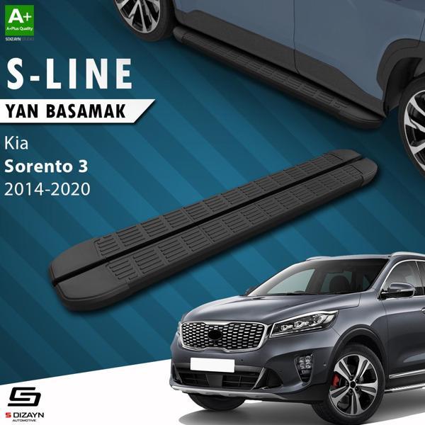 S-Dizayn Kia Sorento 3 S-Line Siyah Yan Basamak 183 Cm 2014-2020 - Image 1