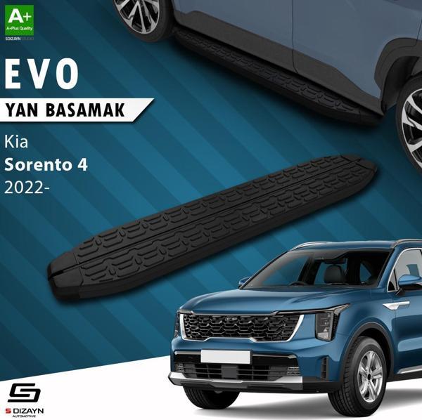 S-Dizayn Kia Sorento 4 Evo Siyah Yan Basamak 183 Cm 2022 Üzeri - Image 1