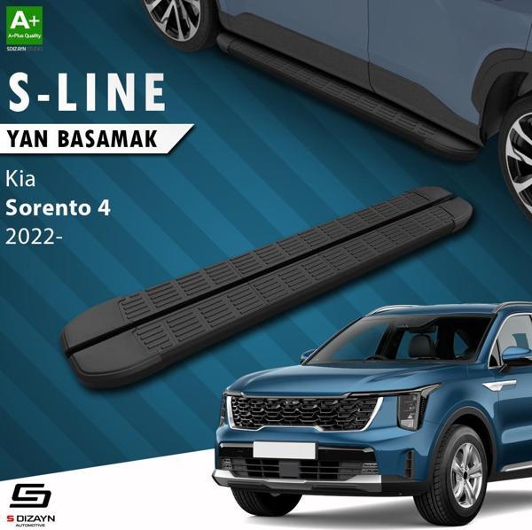 S-Dizayn Kia Sorento 4 S-Line Siyah Yan Basamak 183 Cm 2022 Üzeri - Image 1