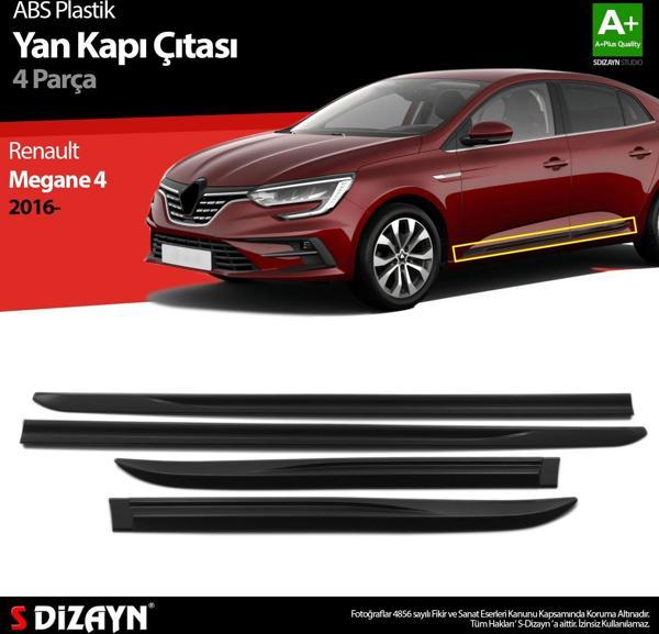 S-Dizayn Megane 4 Yan Kapı Çıtası Plastik OEM Still 2016 Üzeri - Image 1