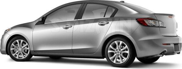 S-Dizayn Mazda 3 Sedan Krom Cam Çıtası 4 Prç. 2009-2013 - Image 1
