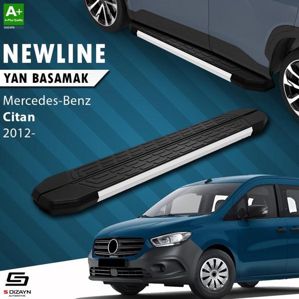 S-Dizayn Mercedes Citan NewLine Aluminyum Yan Basamak 193 Cm 2012 Üzeri - Image 1