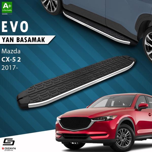 S-Dizayn Mazda CX-5 2 Evo Krom Yan Basamak 183 Cm 2017 Üzeri - Image 1