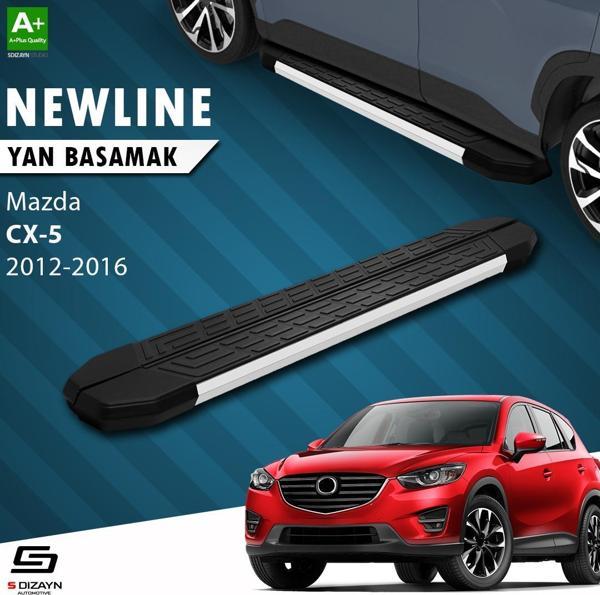 S-Dizayn Mazda CX-5 NewLine Aluminyum Yan Basamak 183 Cm 2012-2016 - Image 1