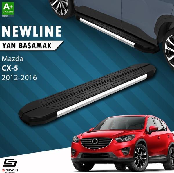 S-Dizayn Mazda CX-5 NewLine Krom Yan Basamak 183 Cm 2012-2016 - Image 1