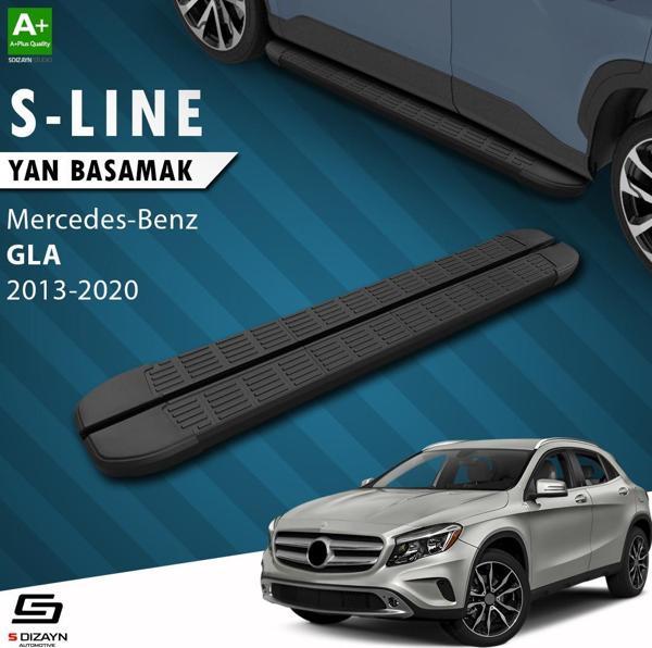 S-Dizayn Mercedes GLA X156 S-Line Siyah Yan Basamak 183 Cm 2013-2020 - Image 1