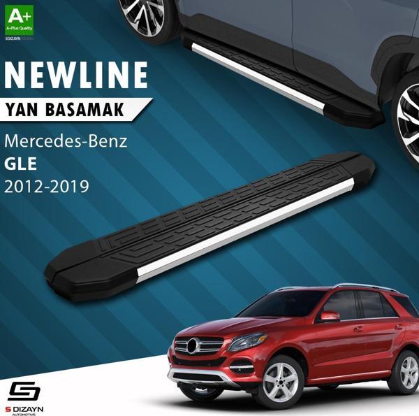 S-Dizayn Mercedes GLE W166 NewLine Krom Yan Basamak 193 Cm 2012-2019 - Image 1