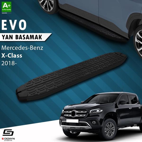 S-Dizayn Mercedes X-Class Evo Siyah Yan Basamak 203 Cm 2018 Üzeri - Image 1