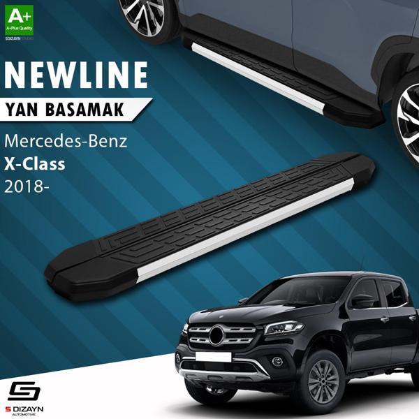 S-Dizayn Mercedes X-Class NewLine Aluminyum Yan Basamak 203 Cm 2018 Üzeri - Image 1
