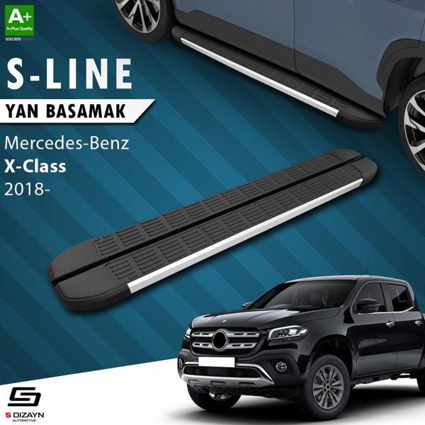S-Dizayn Mercedes X-Class S-Line Aluminyum Yan Basamak 203 Cm 2018 Üzeri - Image 1
