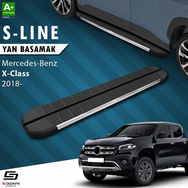 S-Dizayn Mercedes X-Class S-Line Krom Yan Basamak 203 Cm 2018 Üzeri - Image 1