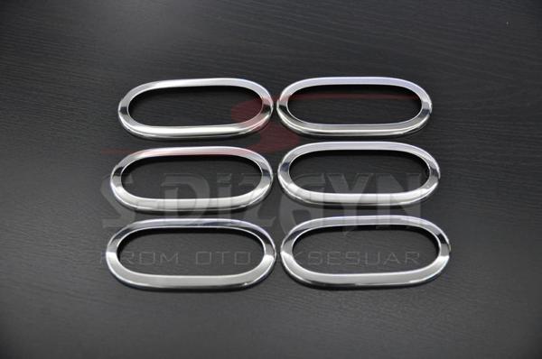 S-Dizayn Mercedes Sprinter W906 Krom Yan Reflektör Çerçevesi 6 Prç 2006 Üzeri - Image 1