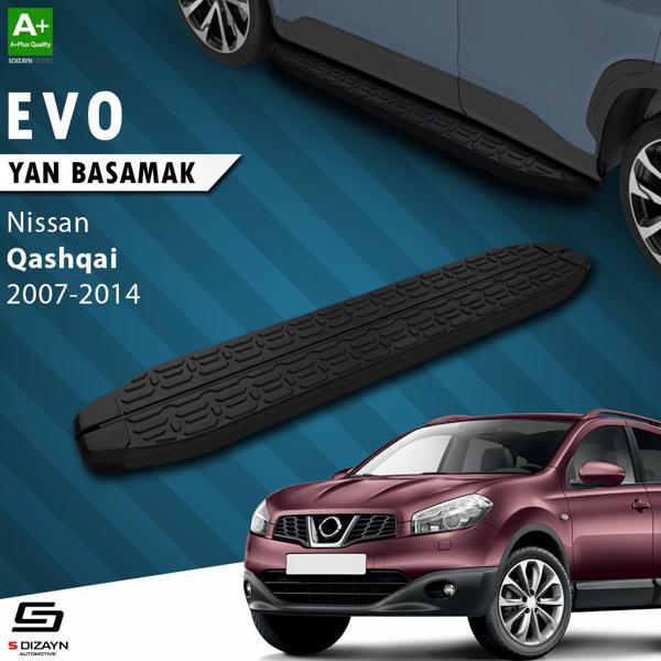 S-Dizayn Nissan Qashqai Evo Siyah Yan Basamak 173 Cm 2007-2014 - Image 1