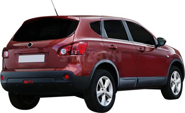 S-Dizayn Nissan Qashqai Krom Cam Çıtası 4 Prç 2007-2010 - Image 1
