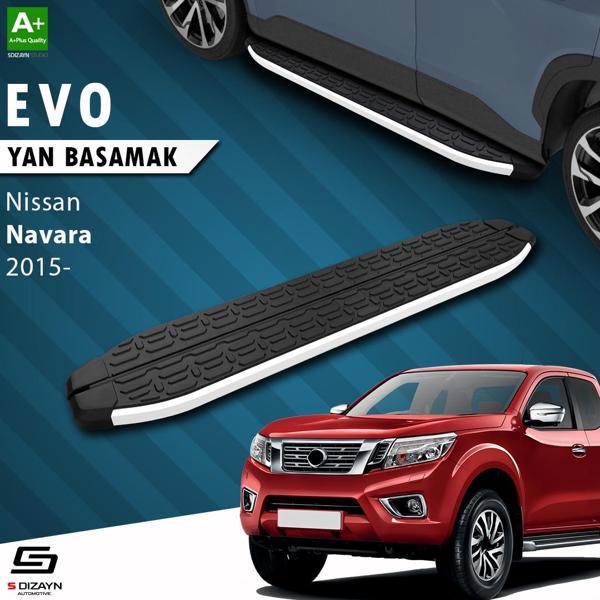 S-Dizayn Nissan Navara 3 Evo Aluminyum Yan Basamak 203 Cm 2015 Üzeri - Image 1