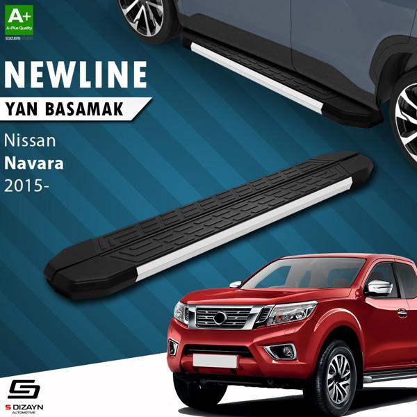 S-Dizayn Nissan Navara 3 NewLine Aluminyum Yan Basamak 203 Cm 2015 Üzeri - Image 1