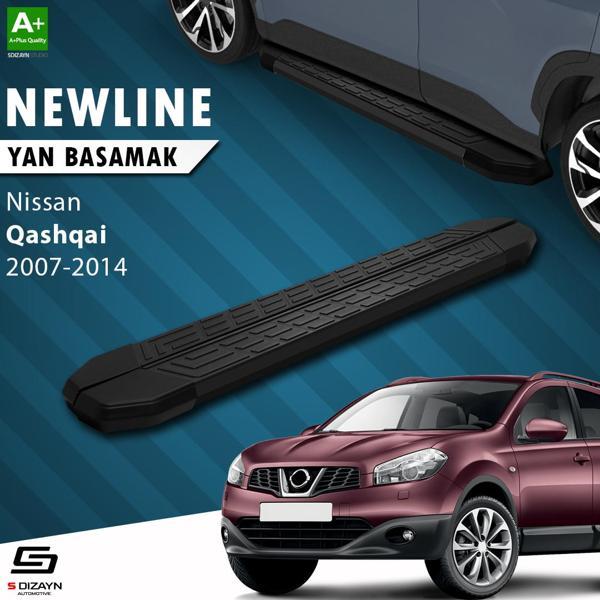 S-Dizayn Nissan Qashqai NewLine Siyah Yan Basamak 173 Cm 2007-2014 - Image 1