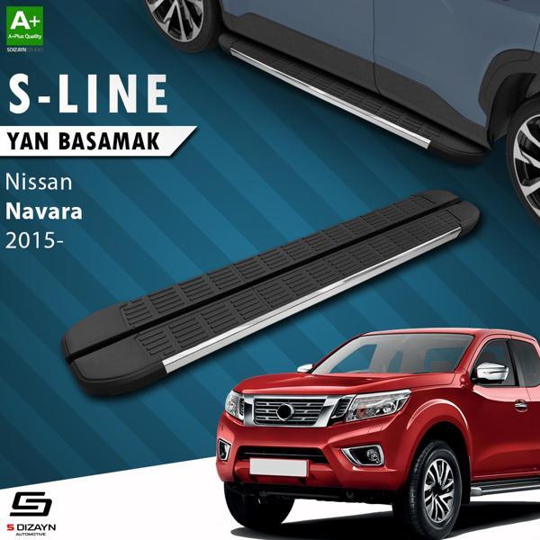 S-Dizayn Nissan Navara 3 S-Line Krom Yan Basamak 203 Cm 2015 Üzeri - Image 1