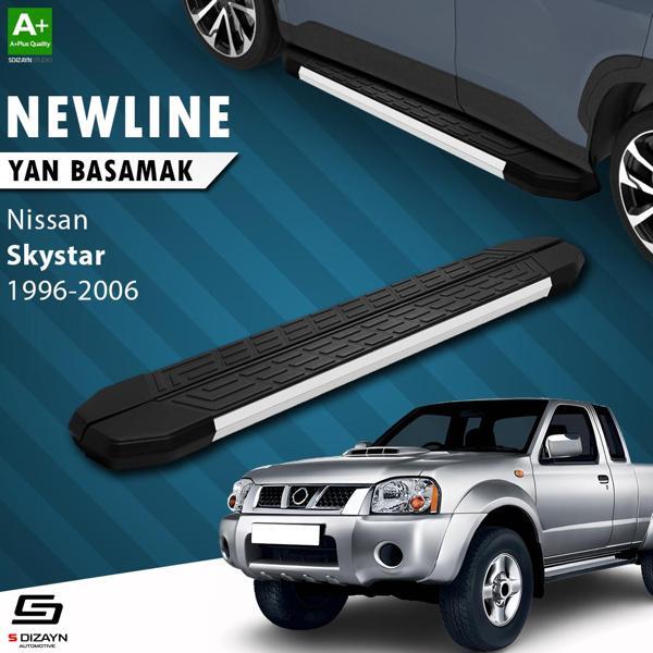 S-Dizayn Nissan Skystar Pick-Up NewLine Aluminyum Yan Basamak 193 Cm 1996-2006 - Image 1