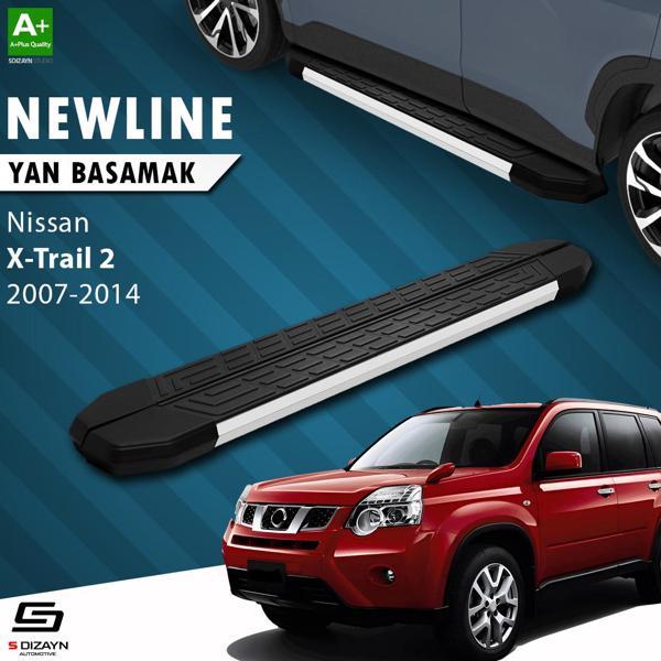 S-Dizayn Nissan X-Trail T31 NewLine Aluminyum Yan Basamak 173 Cm 2007-2014 - Image 1