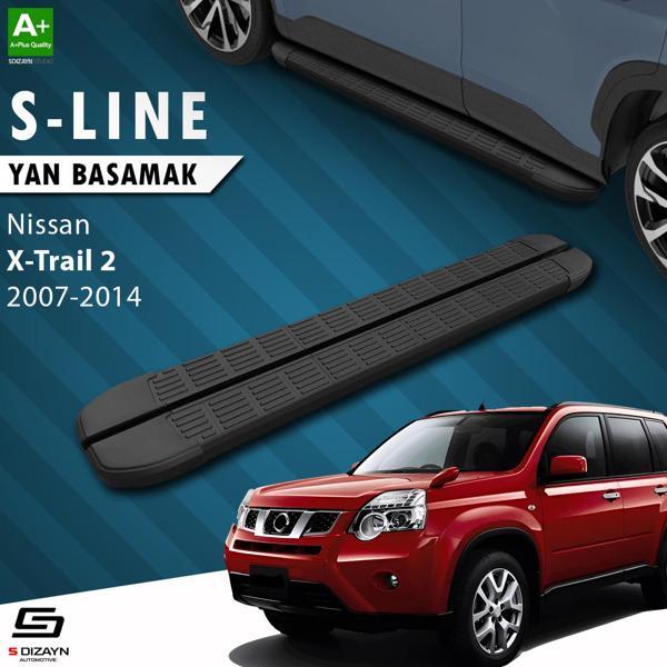 S-Dizayn Nissan X-Trail T31 S-Line Siyah Yan Basamak 173 Cm 2007-2014 - Image 1
