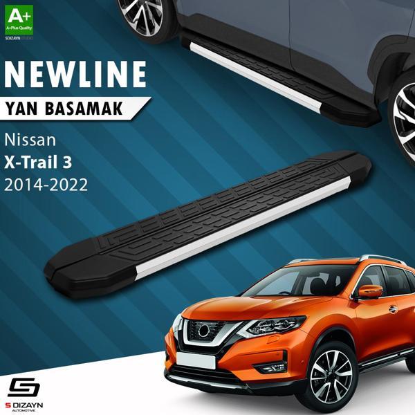 S-Dizayn Nissan X-Trail T32 NewLine Aluminyum Yan Basamak 183 Cm 2014-2022 - Image 1