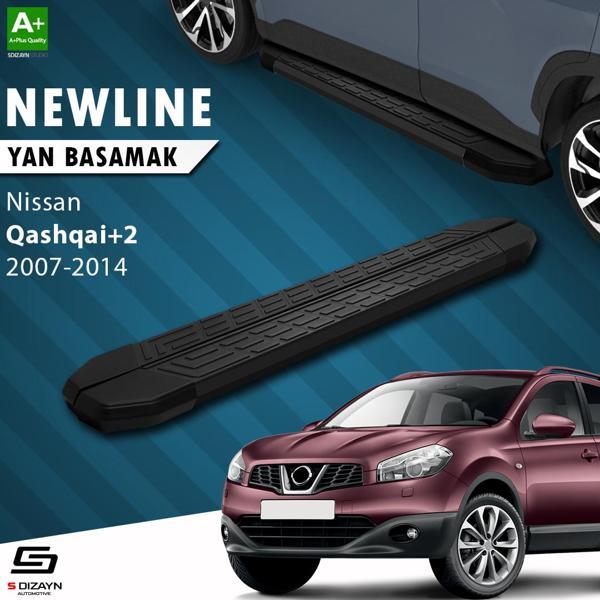 S-Dizayn Nissan Qashqai +2 NewLine Siyah Yan Basamak 183 Cm 2007-2014 - Image 1
