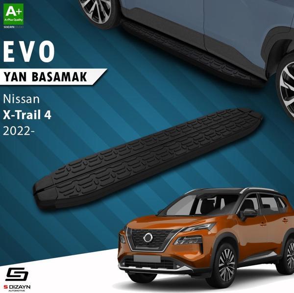 S-Dizayn Nissan X-Trail T33 Evo Siyah Yan Basamak 183 Cm 2022 Üzeri - Image 1