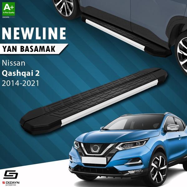 S-Dizayn Nissan Qashqai 2 NewLine Aluminyum Yan Basamak 173 Cm 2014-2021 - Image 1