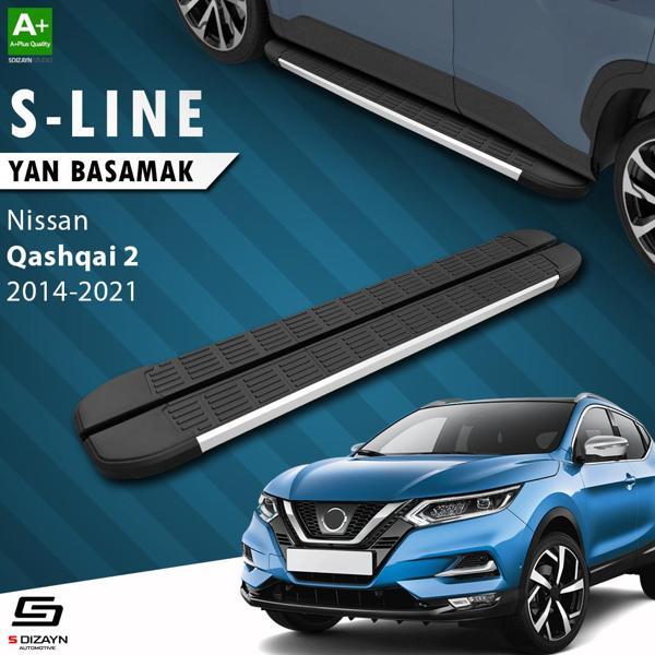 S-Dizayn Nissan Qashqai 2 S-Line Aluminyum Yan Basamak 173 Cm 2014-2021 - Image 1