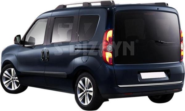 S-Dizayn Opel Combo D Krom Bagaj Alt Çıta 2011-2018 - Image 1