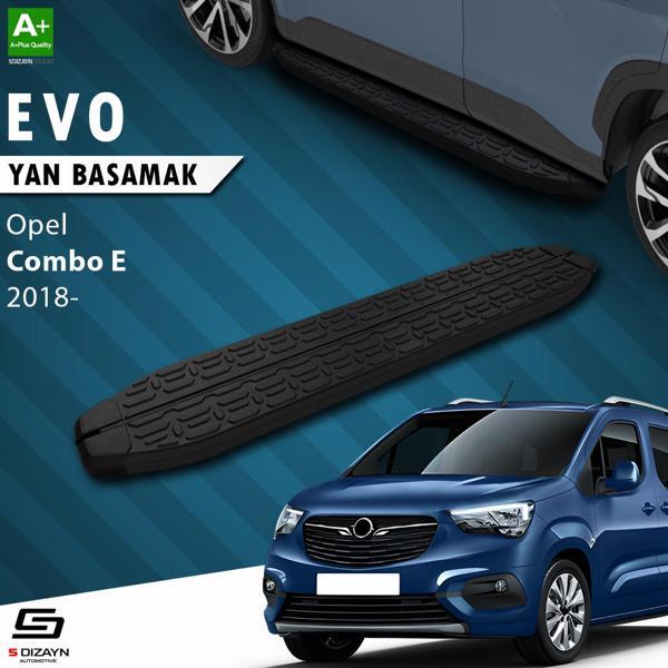 S-Dizayn Opel Combo E Evo Siyah Yan Basamak 203 Cm 2018 Üzeri - Image 1